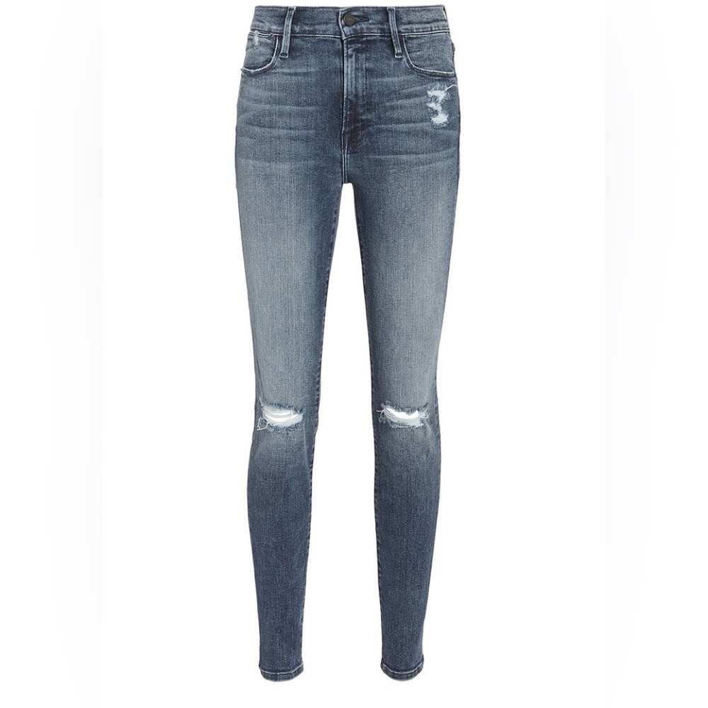 FRAME Le High Skinny Distressed Jean